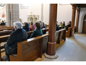 Festgottesdienst für die Kommunionjubilare an Ostermontag (Foto: Karl-Franz Thiede)